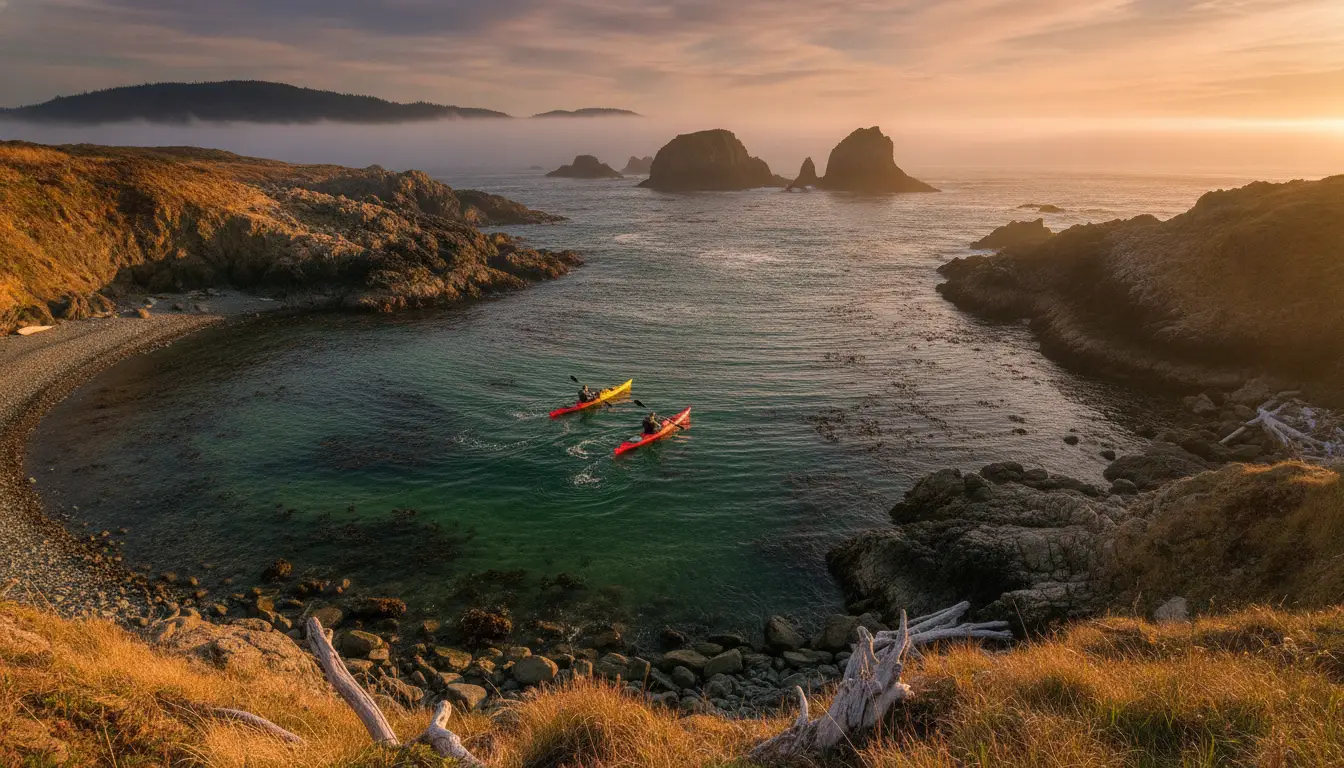 Kayaking: Sea-kayak rentals, guided tours, and instruction: coastal and inland water.