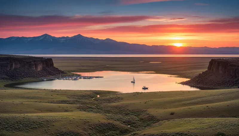 Nevada boating waters. Backdrop for the Boating Hubs Nevada marina directory