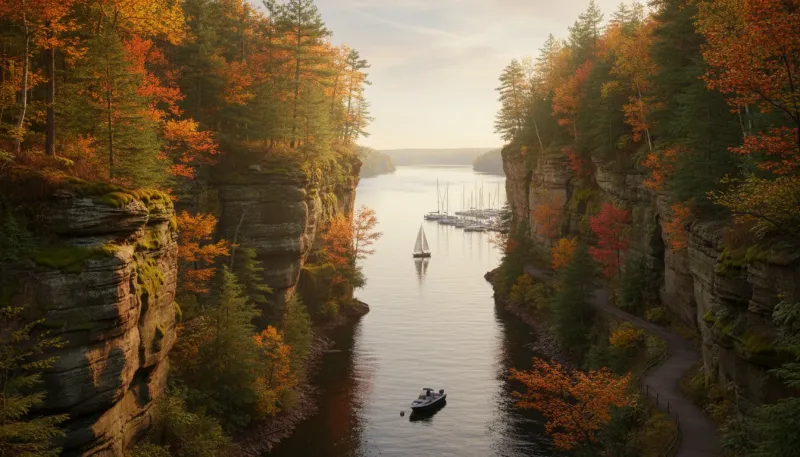 Ohio landscape, backdrop for the Boating Hubs Port Clinton directory